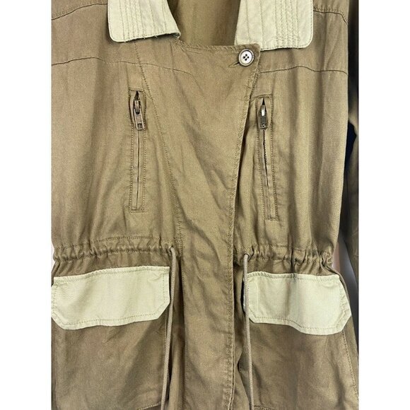 Forever 21 Women's Olive Jacket Size Small - Picture 5 of 9